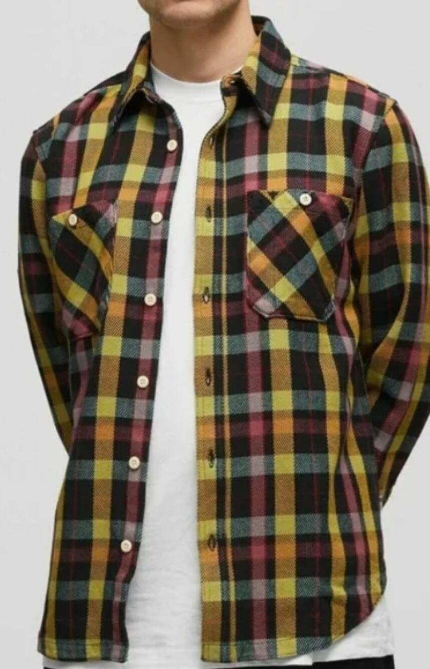 The North Face Valley Twill Flannel Shirt Sz L Multi Color Long Sleeve Fall